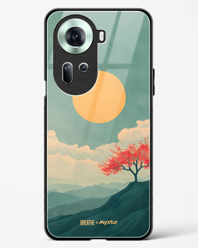 Mountain Sunset [BREATHE] Glass Case Phone Cover (Oppo)