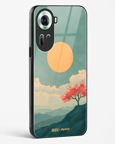 Mountain Sunset [BREATHE] Glass Case Phone Cover (Oppo)