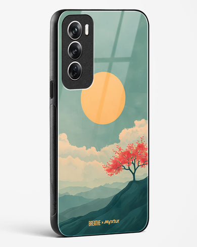 Mountain Sunset [BREATHE] Glass Case Phone Cover (Oppo)
