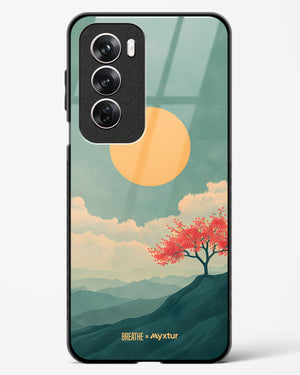 Mountain Sunset [BREATHE] Glass Case Phone Cover (Oppo)