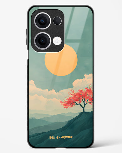 Mountain Sunset [BREATHE] Glass Case Phone Cover (Oppo)