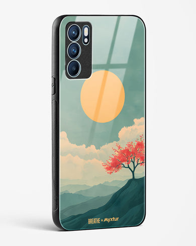 Mountain Sunset [BREATHE] Glass Case Phone Cover (Oppo)