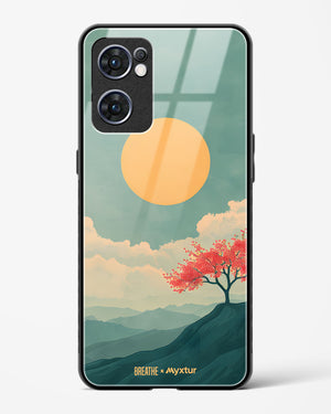 Mountain Sunset [BREATHE] Glass Case Phone Cover (Oppo)