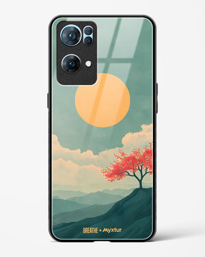 Mountain Sunset [BREATHE] Glass Case Phone Cover (Oppo)