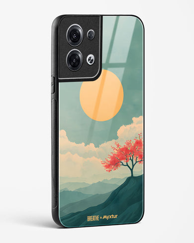 Mountain Sunset [BREATHE] Glass Case Phone Cover (Oppo)