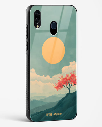 Mountain Sunset [BREATHE] Glass Case Phone Cover (Samsung)