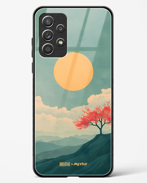Mountain Sunset [BREATHE] Glass Case Phone Cover (Samsung)
