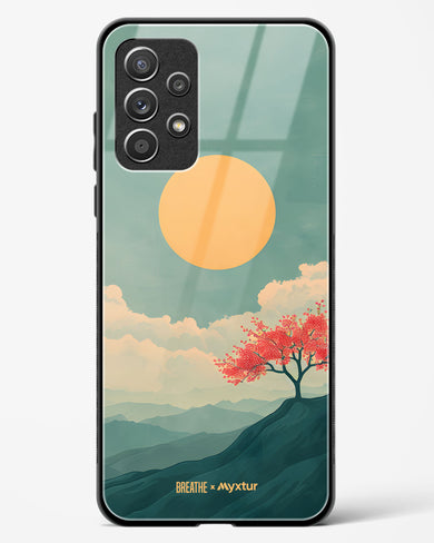 Mountain Sunset [BREATHE] Glass Case Phone Cover (Samsung)