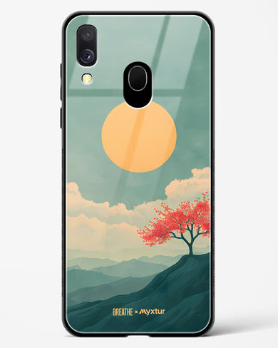 Mountain Sunset [BREATHE] Glass Case Phone Cover (Samsung)