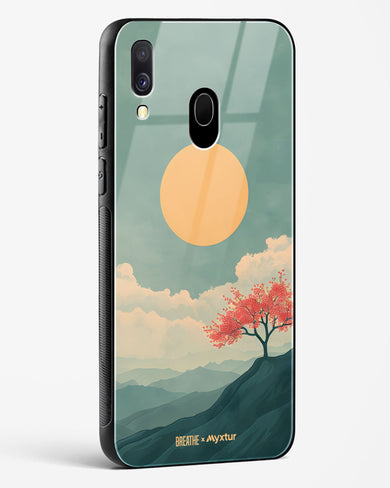 Mountain Sunset [BREATHE] Glass Case Phone Cover (Samsung)