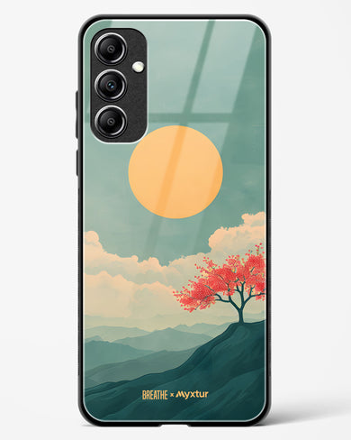 Mountain Sunset [BREATHE] Glass Case Phone Cover (Samsung)