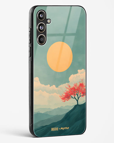 Mountain Sunset [BREATHE] Glass Case Phone Cover (Samsung)