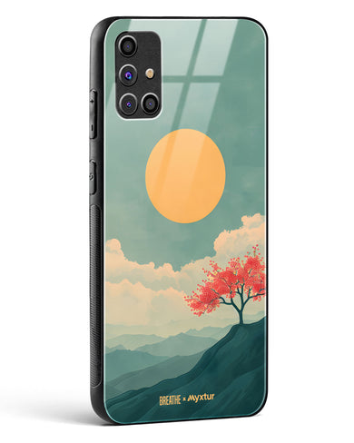 Mountain Sunset [BREATHE] Glass Case Phone Cover (Samsung)