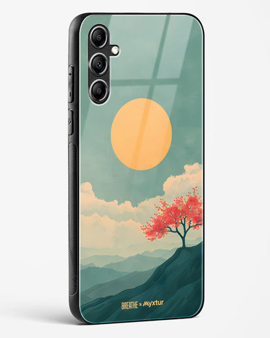 Mountain Sunset [BREATHE] Glass Case Phone Cover (Samsung)