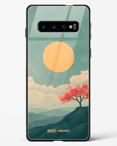 Mountain Sunset [BREATHE] Glass Case Phone Cover (Samsung)