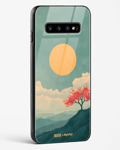 Mountain Sunset [BREATHE] Glass Case Phone Cover (Samsung)