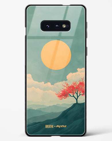 Mountain Sunset [BREATHE] Glass Case Phone Cover (Samsung)