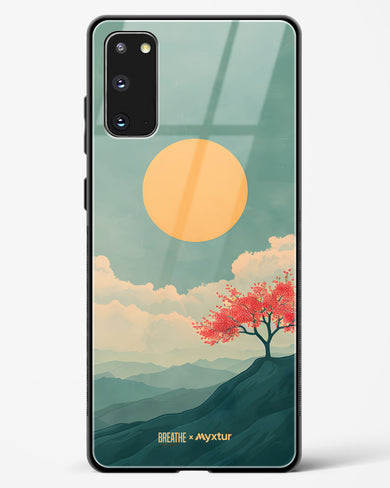 Mountain Sunset [BREATHE] Glass Case Phone Cover (Samsung)