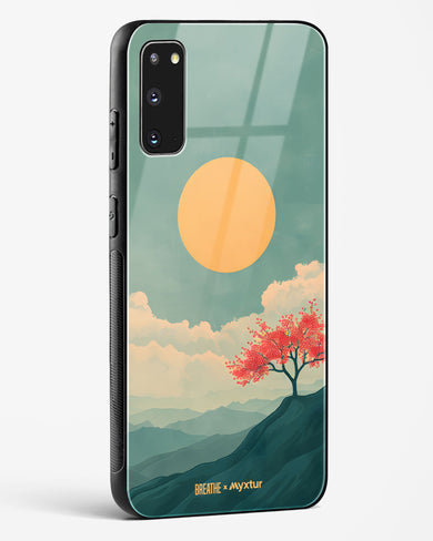 Mountain Sunset [BREATHE] Glass Case Phone Cover (Samsung)
