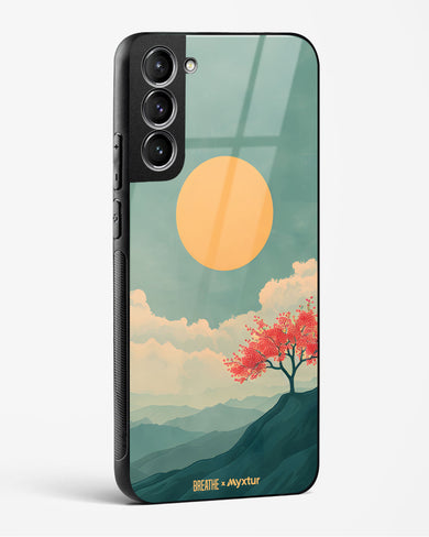 Mountain Sunset [BREATHE] Glass Case Phone Cover (Samsung)