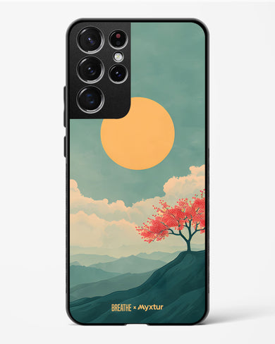 Mountain Sunset [BREATHE] Glass Case Phone Cover (Samsung)