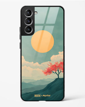 Mountain Sunset [BREATHE] Glass Case Phone Cover (Samsung)