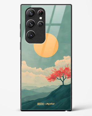 Mountain Sunset [BREATHE] Glass Case Phone Cover (Samsung)