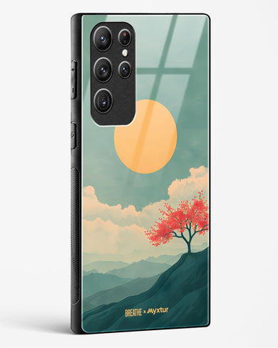 Mountain Sunset [BREATHE] Glass Case Phone Cover (Samsung)