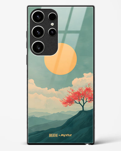 Mountain Sunset [BREATHE] Glass Case Phone Cover (Samsung)