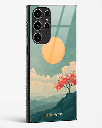 Mountain Sunset [BREATHE] Glass Case Phone Cover (Samsung)