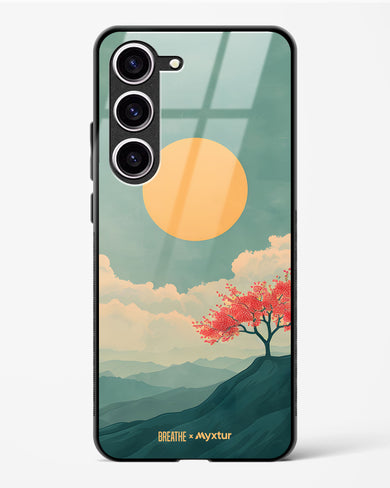 Mountain Sunset [BREATHE] Glass Case Phone Cover (Samsung)