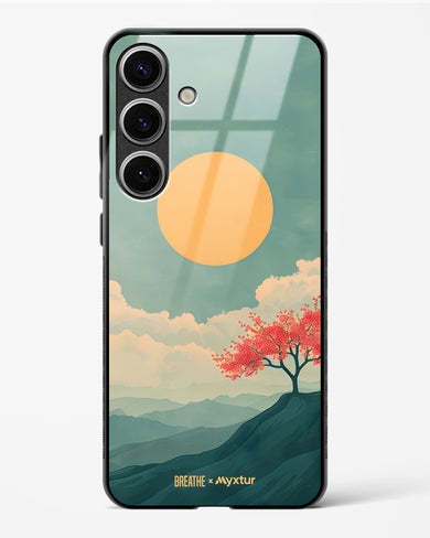 Mountain Sunset [BREATHE] Glass Case Phone Cover (Samsung)