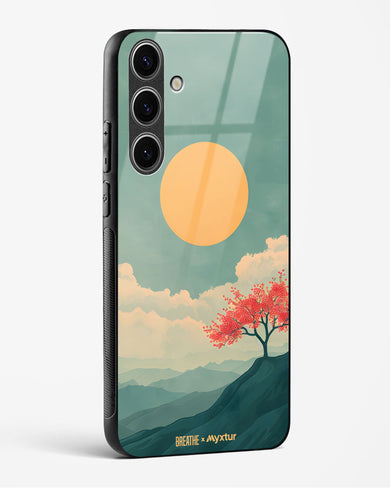 Mountain Sunset [BREATHE] Glass Case Phone Cover (Samsung)