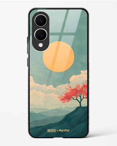 Mountain Sunset [BREATHE] Glass Case Phone Cover (Samsung)