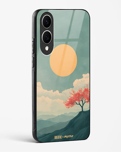 Mountain Sunset [BREATHE] Glass Case Phone Cover (Samsung)