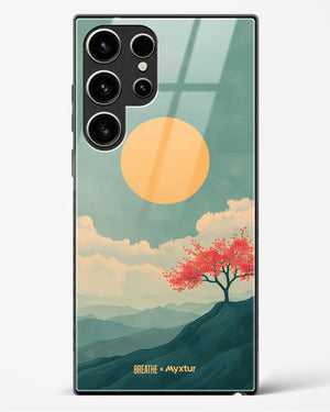 Mountain Sunset [BREATHE] Glass Case Phone Cover (Samsung)
