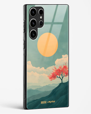 Mountain Sunset [BREATHE] Glass Case Phone Cover (Samsung)