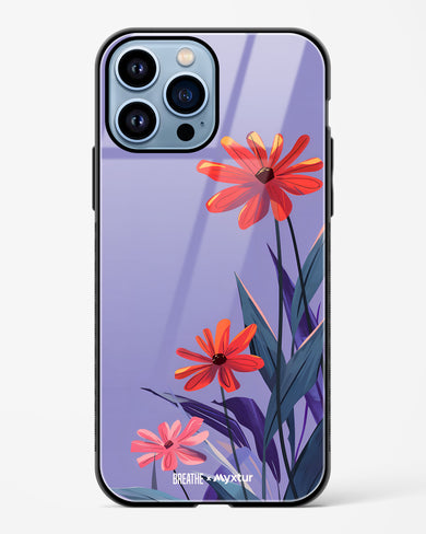 Lavender Bloom [BREATHE] Glass Case Phone Cover (Apple)