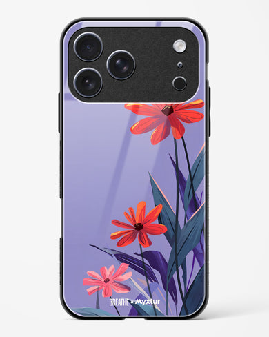 Lavender Bloom [BREATHE] Glass Case Phone Cover (Apple)