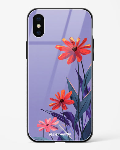 Lavender Bloom [BREATHE] Glass Case Phone Cover (Apple)