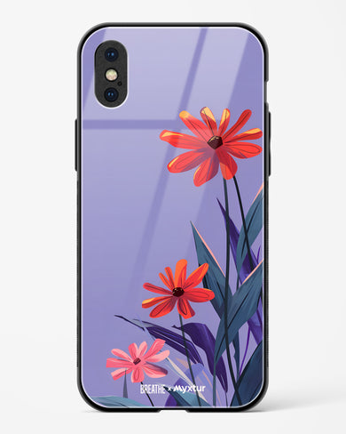 Lavender Bloom [BREATHE] Glass Case Phone Cover (Apple)