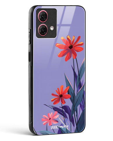 Lavender Bloom [BREATHE] Glass Case Phone Cover (Motorola)