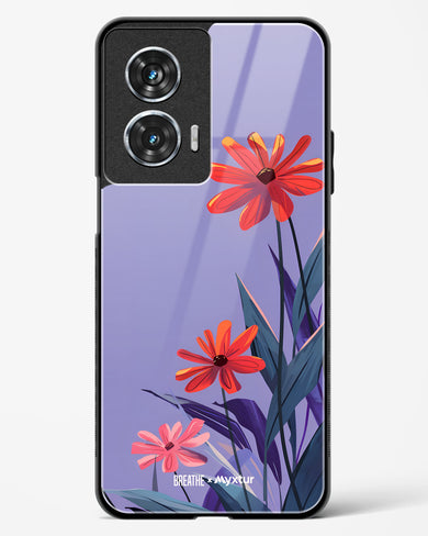 Lavender Bloom [BREATHE] Glass Case Phone Cover (Motorola)