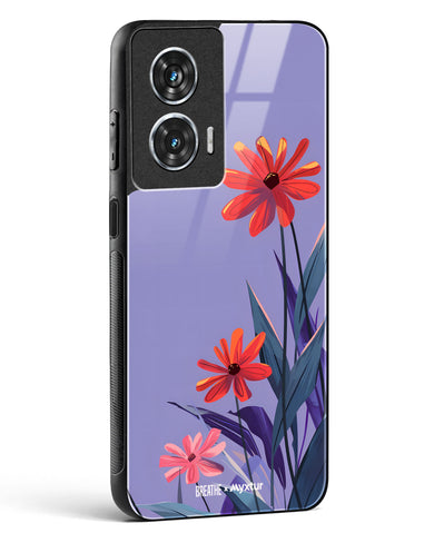 Lavender Bloom [BREATHE] Glass Case Phone Cover (Motorola)