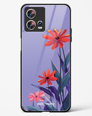 Lavender Bloom [BREATHE] Glass Case Phone Cover (Motorola)