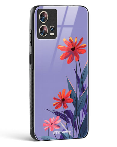 Lavender Bloom [BREATHE] Glass Case Phone Cover (Motorola)