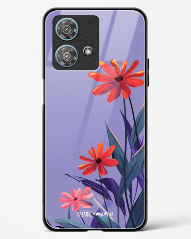 Lavender Bloom [BREATHE] Glass Case Phone Cover (Motorola)