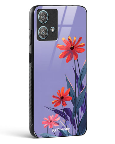 Lavender Bloom [BREATHE] Glass Case Phone Cover (Motorola)