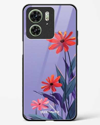 Lavender Bloom [BREATHE] Glass Case Phone Cover (Motorola)