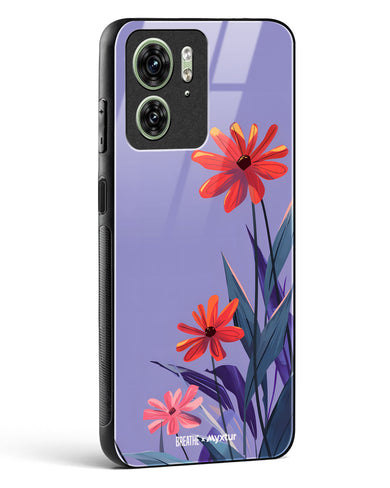 Lavender Bloom [BREATHE] Glass Case Phone Cover (Motorola)